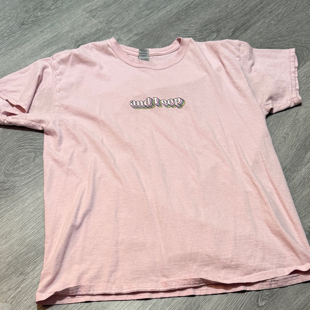Gildan Light Pink And I Oop Tee